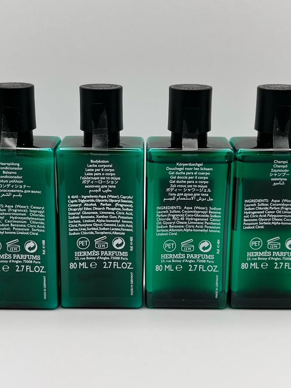 Hermes Eau d'orange verte Body Wash & Lotion Set in Deep Green